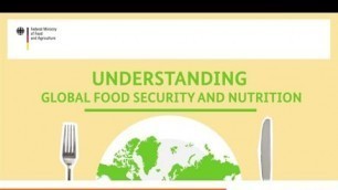 '\"Understanding global food security and nutrition\"'