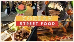 'Korean Street Food Cravings l Myeongdong District, Samgyupsal + Cafés'