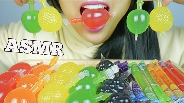 'ASMR POPULAR TikTok  FRUIT JELLO + NOODLE JELLO (EATING SOUNDS) NO TALKING | SAS-ASMR'