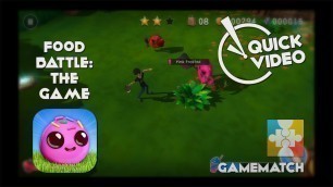 'Food Battle: The Game - iOS Gameplay Video'