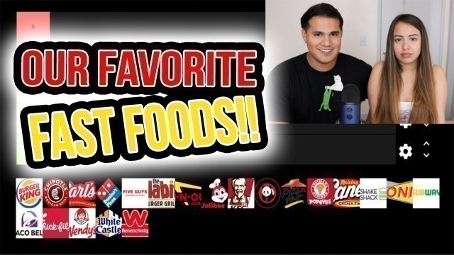 'FAST FOOD TIER LIST | Adan&ErikaTV'