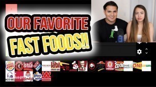 'FAST FOOD TIER LIST | Adan&ErikaTV'