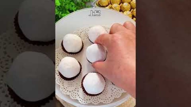 'Making A Delicacy Food With Ferrero Rocher Chocolate 