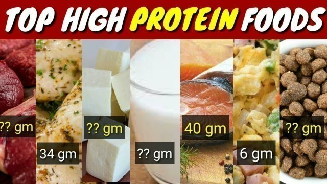 'Top 10 High Protein Food | High Protein Food | 2018'