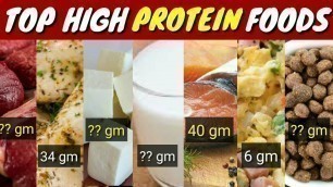 'Top 10 High Protein Food | High Protein Food | 2018'