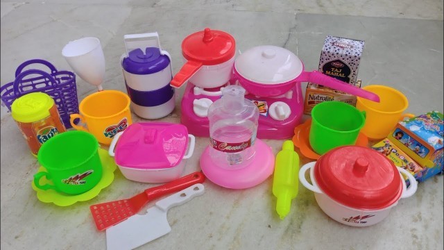 'unboxing  latest  kitchen set l Miniature  set l Mini Food Thoughts l review l kitchen tools l'