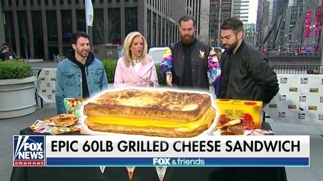 'Gigantic Grilled Cheese - Epic Meal Time'