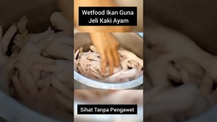 'Wetfood isi ikan guna jeli kaki ayam | Makanan Kucing'