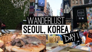 'VLOG: Seoul, Korea Day 1 | Myeongdong Shopping & Street Food'