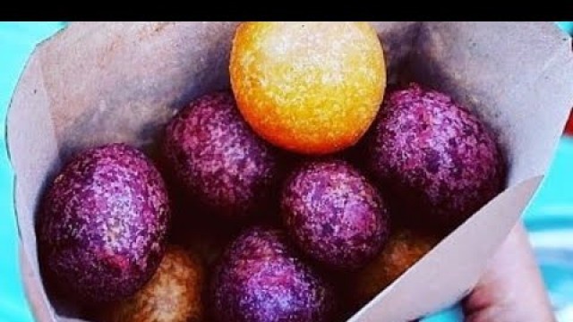 'Must try Unique Snack - Sweet potato fried ball - Malaysian Streetfood- Foodienator Tamim'