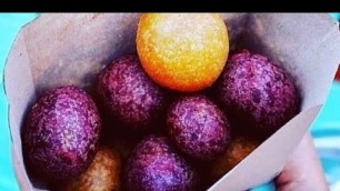 'Must try Unique Snack - Sweet potato fried ball - Malaysian Streetfood- Foodienator Tamim'