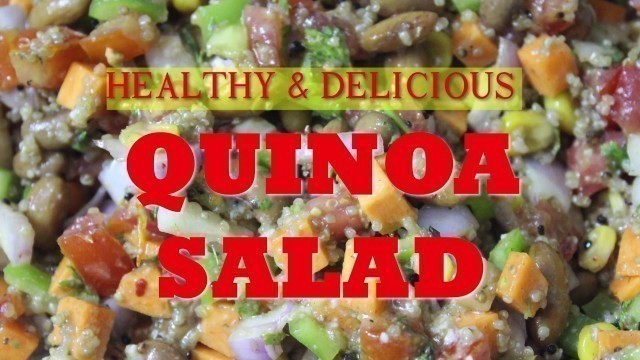 'TASTY & HEALTHY QUINOA SALAD #HomemadeRecipe #CookInYourKitchen #HealthySalad #FoodComa #YoutubeFood'