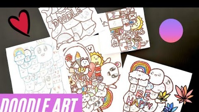 'Doodle Art||How to doodle||Doodle Art Cute| Doodle art for beginners and kids|Doodle|doodle art idea'