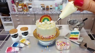 'Mini real RAINBOW CAKE 