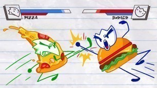 'Foody Burger King -in- FOOD FIGHTERS - Short Animated Cartoons of Food'