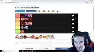 'Fast Food Tier List! The Only One You Need To See!'