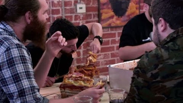 'Epic Meal Empire: Making Cheese Burger Lasagna | FYI'