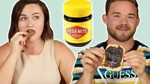 'Americans Try Australian Snacks For The First Time'