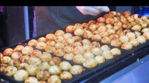 'Osaka-style Takoyaki, Japan/오사카 스타일의 타코야키 전문점/포항길거리음식/Korea street food'