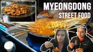 'Kuliner Myeongdong Street Food | Apa aja di Line Friends Store?'