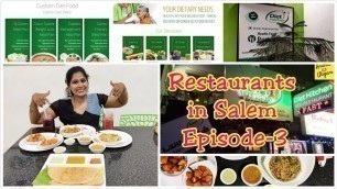 'Diet Kitchen For Healthy | Veg Paleo & Keto | Diabetic | Weight Loss | SALEM FOOD REVIEW EPISODE - 3'