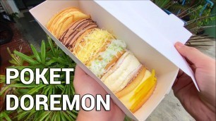 'Malaysian Street Food - AMAZING Poket Doremon - Chocolate, Cheese, Mango Cheesecake and more'