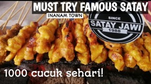 'Satay Paling Laris Di Inanam Sabah | Malaysian Street Food'