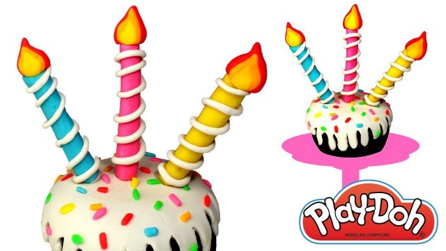 'Play Doh Cake How to Make Birthday Cake with Play Doh Food Making Videos for Kids'