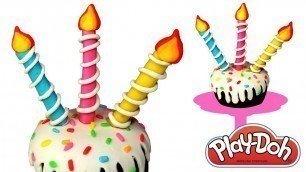 'Play Doh Cake How to Make Birthday Cake with Play Doh Food Making Videos for Kids'