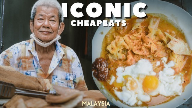 'Legendary MALAYSIAN STREET FOOD in KUALA LUMPUR Malaysia Under $2 | MALAYSIAN FOOD in KUALA LUMPUR'