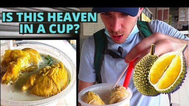 'We tried Durian cendol! BEST dessert in Malaysia - Street Food at Chow Kit Market, Kuala Lumpur'