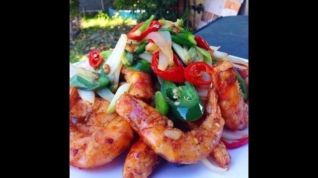 'Salt & Pepper Shrimp \"Tom Rang Muoi\"'