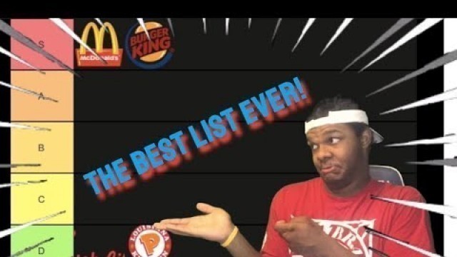 'The BEST Fast Food Tier List Of 2021!'