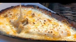 'cheese butter baked scollops/Korean Street Food / Myeongdong Korea'