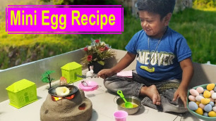 'Mini Egg Recipe  | Mini Foodkey | Chotu Dipu |Cooking mini food | New Food Videos | 2020'