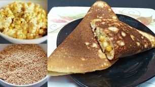 'Peanut Pancake | Pancake Recipe in Tamil | Cream Corn Recipe | Malaysian Street food | Apam Balik'