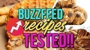 'Buzzfeed Food Recipes TESTED | Courtney Lundquist'