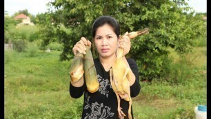 'Awesome Cooking Duck Curry With Bamboo Shoot Recipe - Cook Curry Recipes - Village Food Factory'