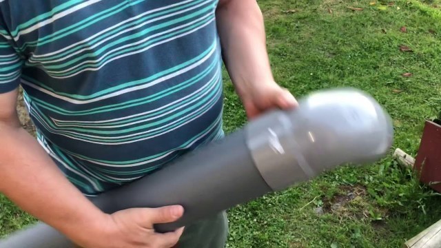 'How to make a self feeder for dog with pvc pipe'