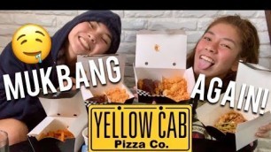 '#foodcoma (Yellow cab Mukbang) | Sarah Perez'