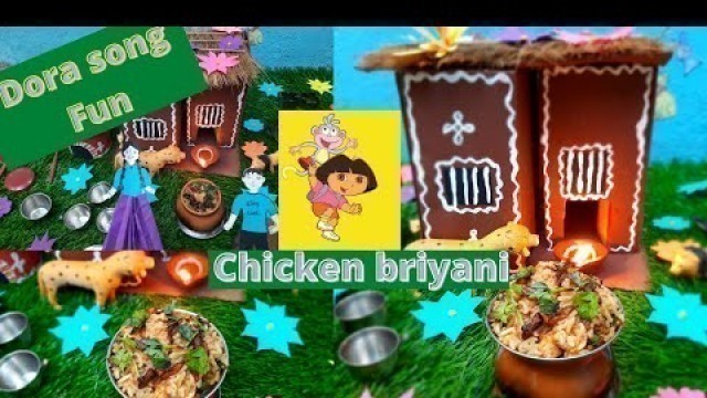 'Miniature Chicken Briyani / Simple Chicken Briyani recipe / Mini food / Tiny food cooking'