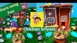 'Miniature Chicken Briyani / Simple Chicken Briyani recipe / Mini food / Tiny food cooking'