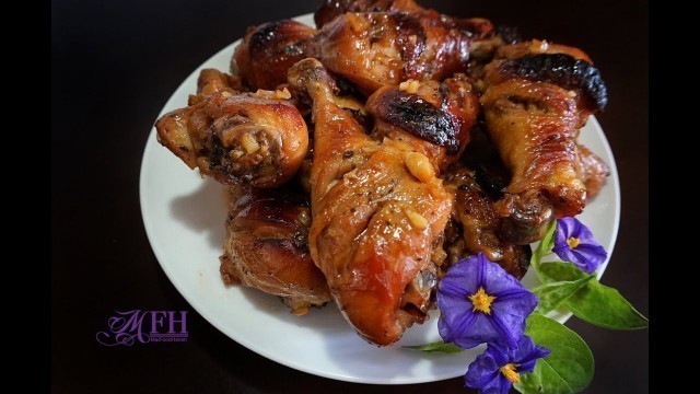 'Honey Baked Chicken Drumsticks - Đùi Gà Nướng Mật Ong'