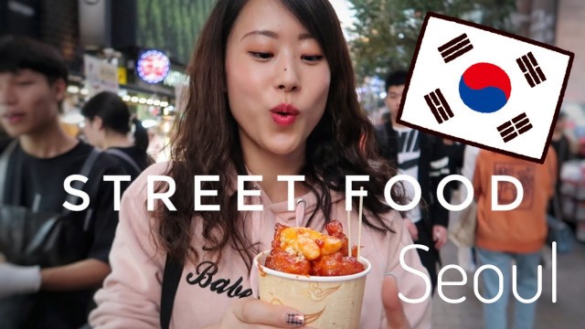 'Korean Street Food Tour! // Myeong-dong Seoul'