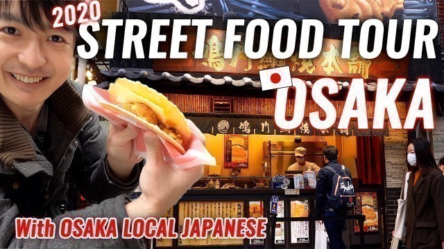 'Walk and Eat! Osaka Local Street Food Tour in Namba! Takosen, Croquette, Taiyaki #226'