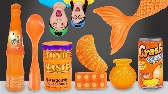 'DONA and friend Food Tangerine Jelly Mukbang'