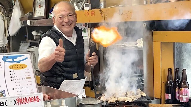 'Flamethrower Street Food TOYO IZAKAYA from NETFLIX in Osaka - 居酒屋とよ - Netflix 出演'