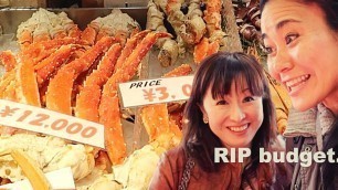 'OSAKA Kuromon Market Tour w/ Experience Japan with Yuka | JAPANESE SEAFOOD Street'