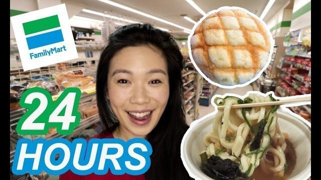 'EATING at JAPANESE CONVENIENCE STORES  in OSAKA for 24 HOURS! (Breakfast, Lunch AND Dinner)'