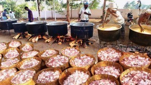 'Cooking 500KG MUTTON BIRYANI For 3000 Peoples | WORLD FAMOUS AMBUR MUTTON BIRYANI'